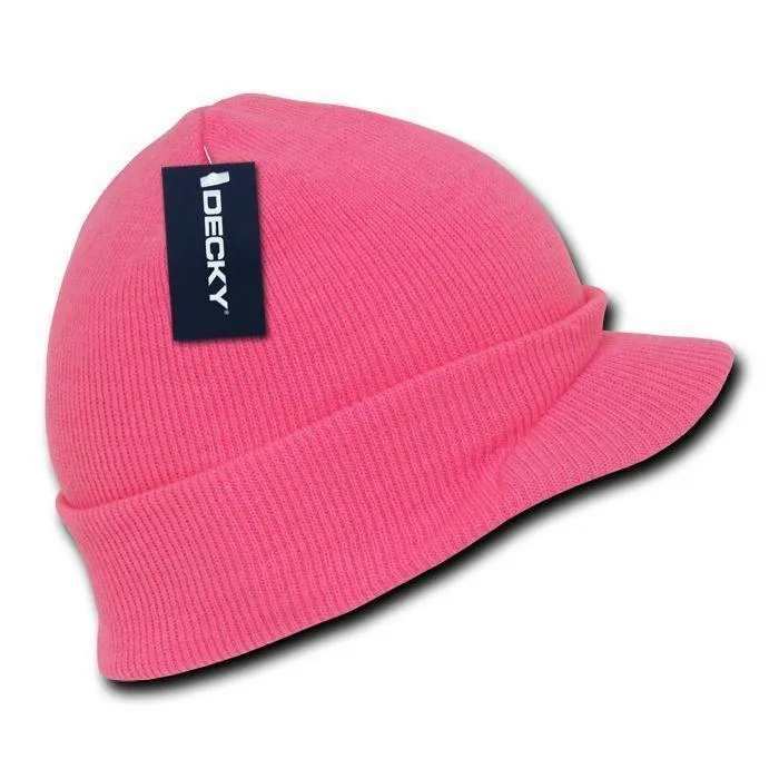 1 Dozen Decky Neon Gi Beanies Caps Hats Visor Ski Skull Snowboard Wholesale