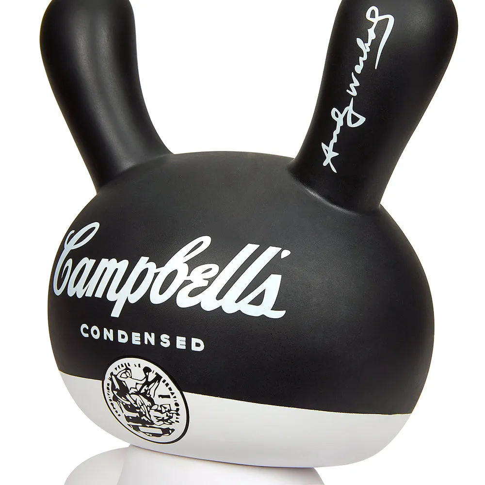 Andy Warhol 8" Campbell's Soup Masterpiece Dunny - Black and White Edition (Limited Edition of 500)