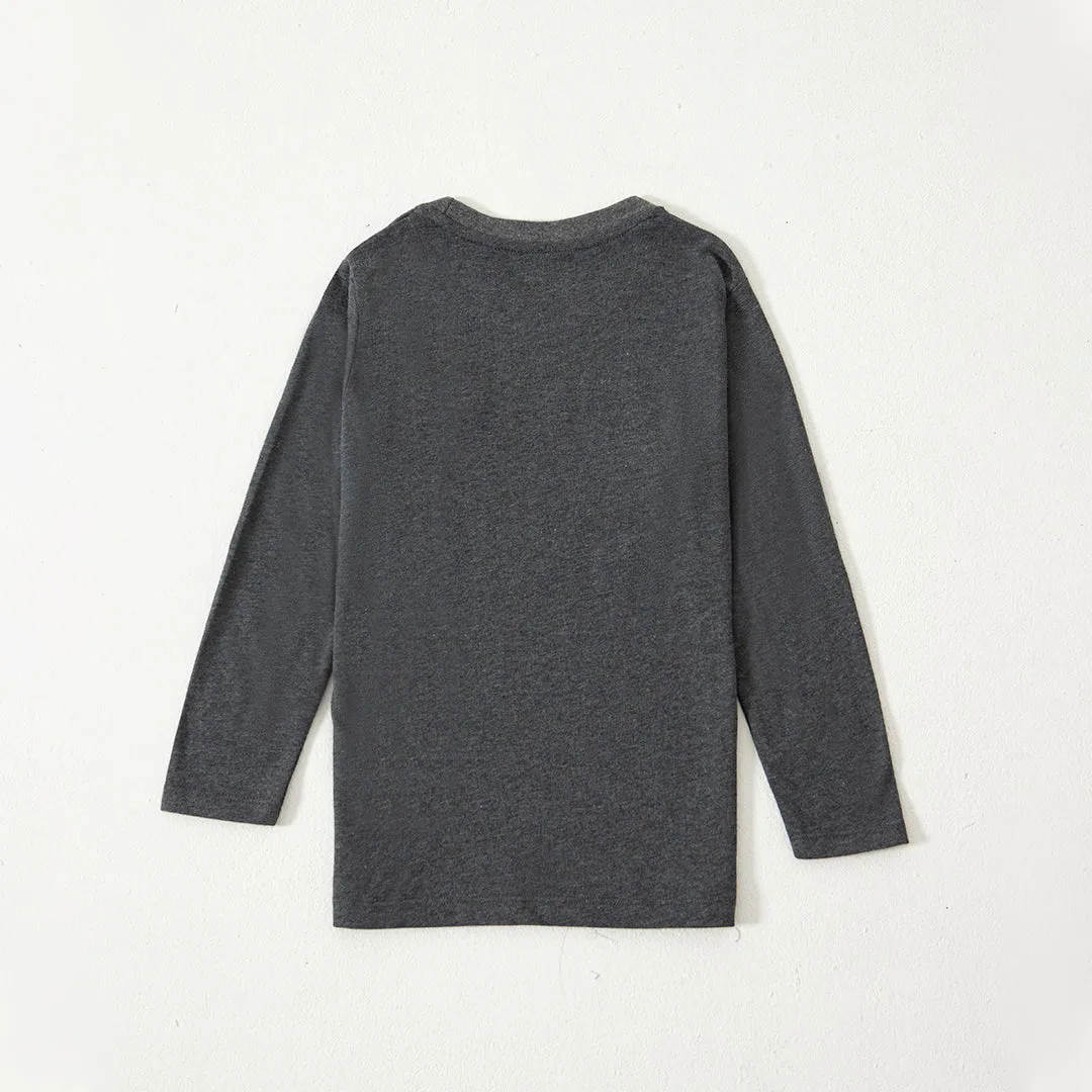Batman Puff Print L/S Tee