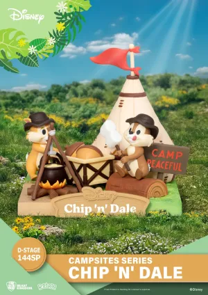 Beast Kingdom Disney Campsite Series Chip & Dale Special Edition D-Stage PVC Diorama Statue
