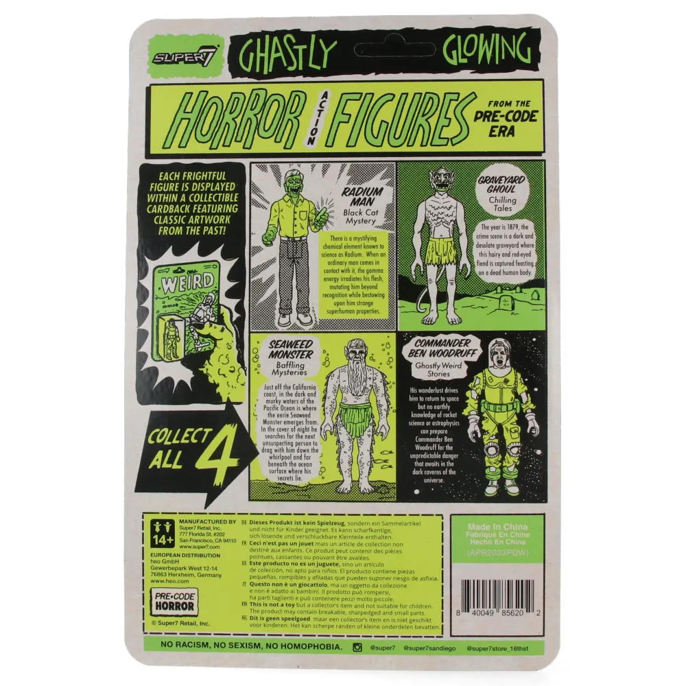 Black Cat Mystery - Radium Man (Glow) - Pre-Code Horror ReAction Figures