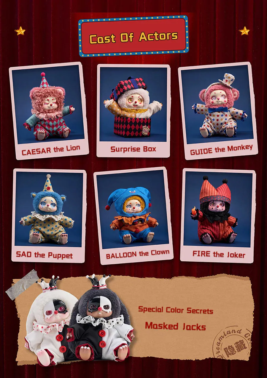 Cino Dreamland Circus Series Plush Blind Box For Age 15 