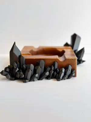 Crystal Cluster Ashtray/Valet Tray