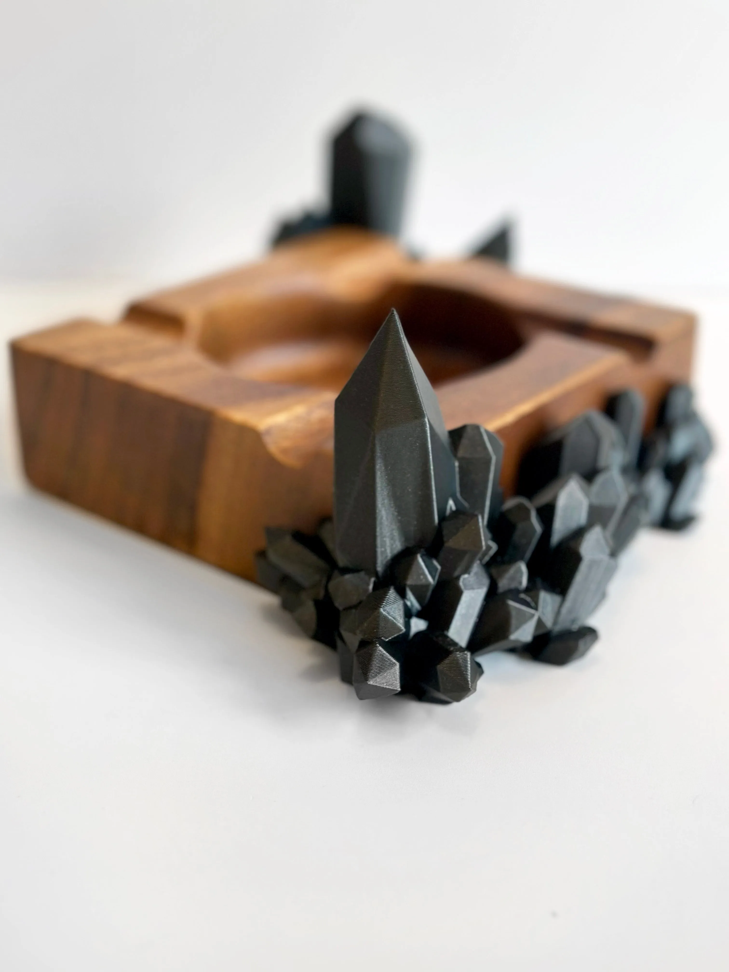 Crystal Cluster Ashtray/Valet Tray