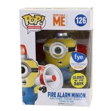 Despicable Me Pop! Vinyl Figures Glow In The Dark Fire Alarm Minion [126]