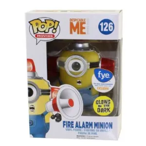 Despicable Me Pop! Vinyl Figures Glow In The Dark Fire Alarm Minion [126]
