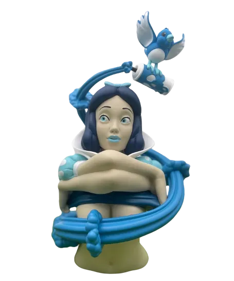 Dirty Snow- Ice Blue Vinyl Art Toy by Prime x Strangecat