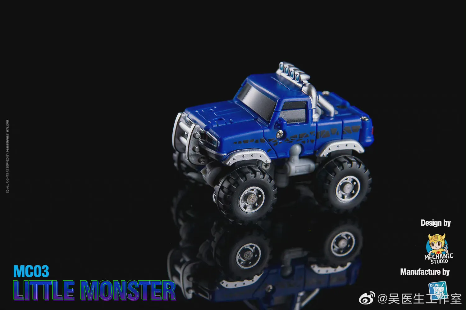 Dr.Wu & Mechanic Studio Movie Collector MC03 MC-03 Little Monster ( Wheelie Legends Class fit to SS series) Dr Wu  8cm / 3.15"