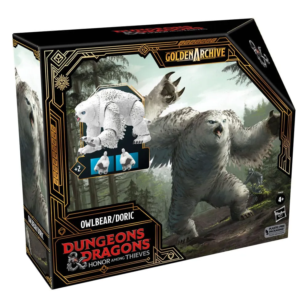 Dungeons & Dragons: Honor Among Thieves Golden Archive Action Figure Owlbear/Doric 15 Cm