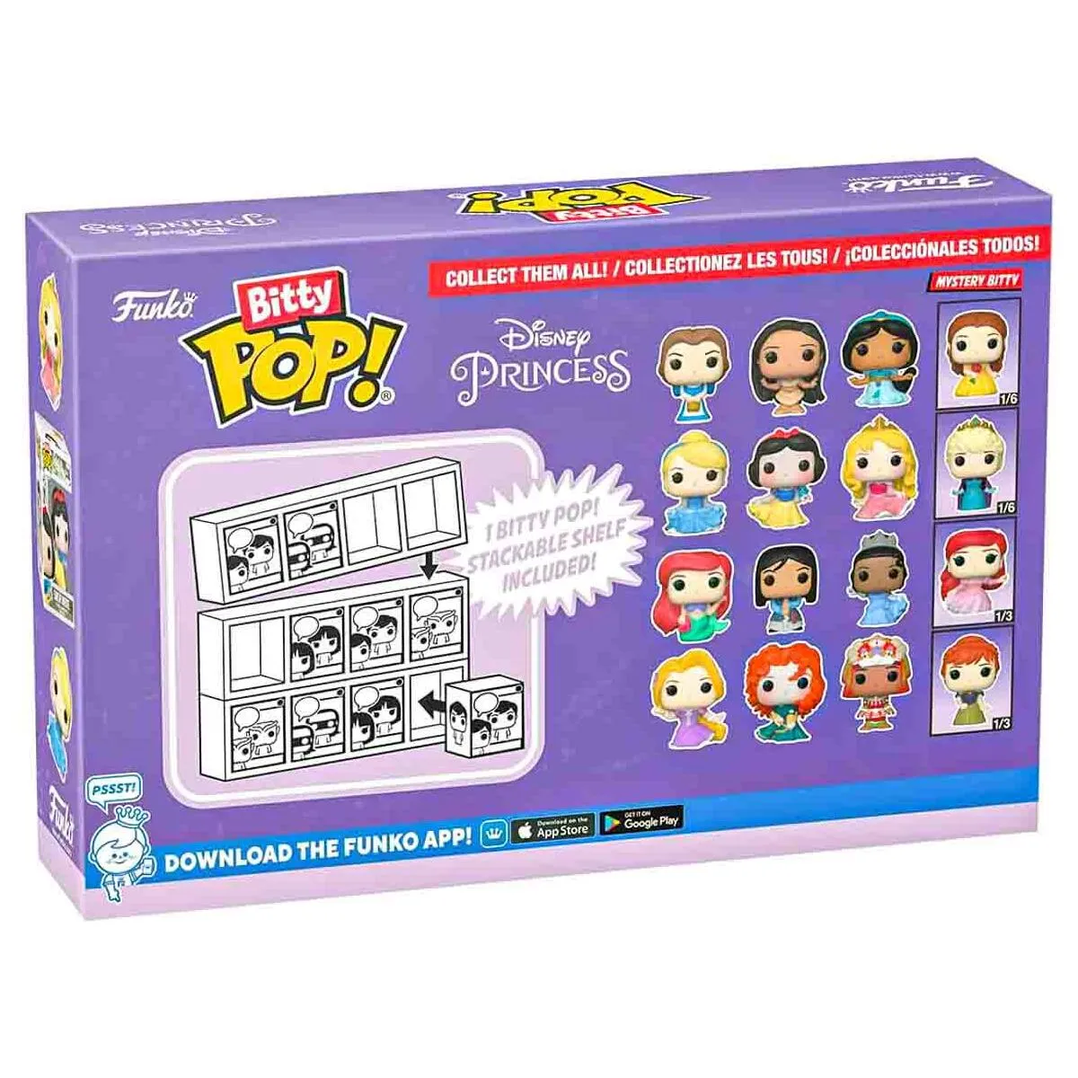 Funko Bitty Pop! Disney Princess Mini Figures Series 2 (4 Pack)