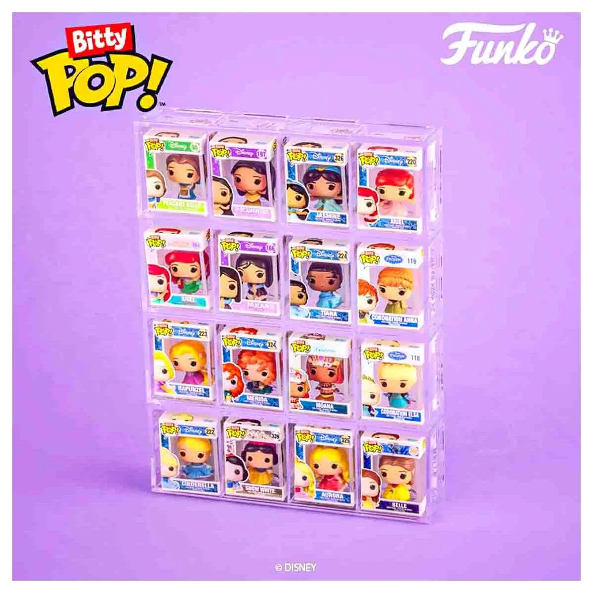 Funko Bitty Pop! Disney Princess Mini Figures Series 2 (4 Pack)