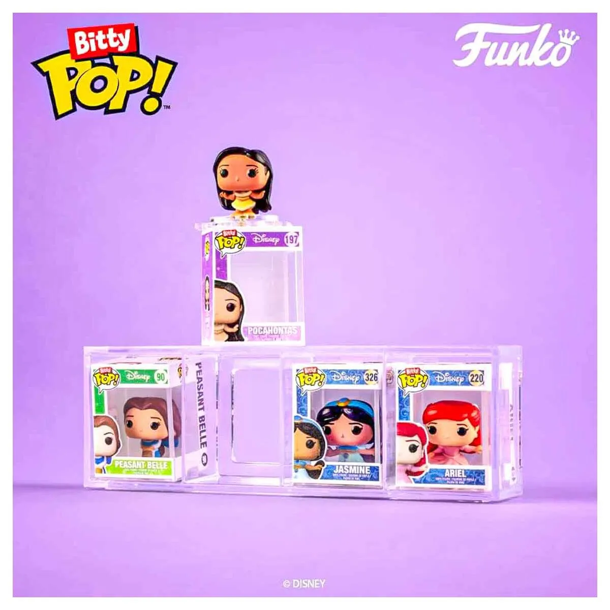 Funko Bitty Pop! Disney Princess Mini Figures Series 2 (4 Pack)