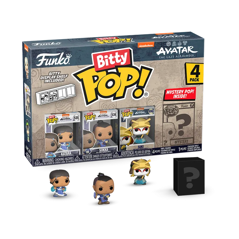 Funko Bitty Pop! Nickelodeon Avatar The Last Airbender with Mystery Pop!