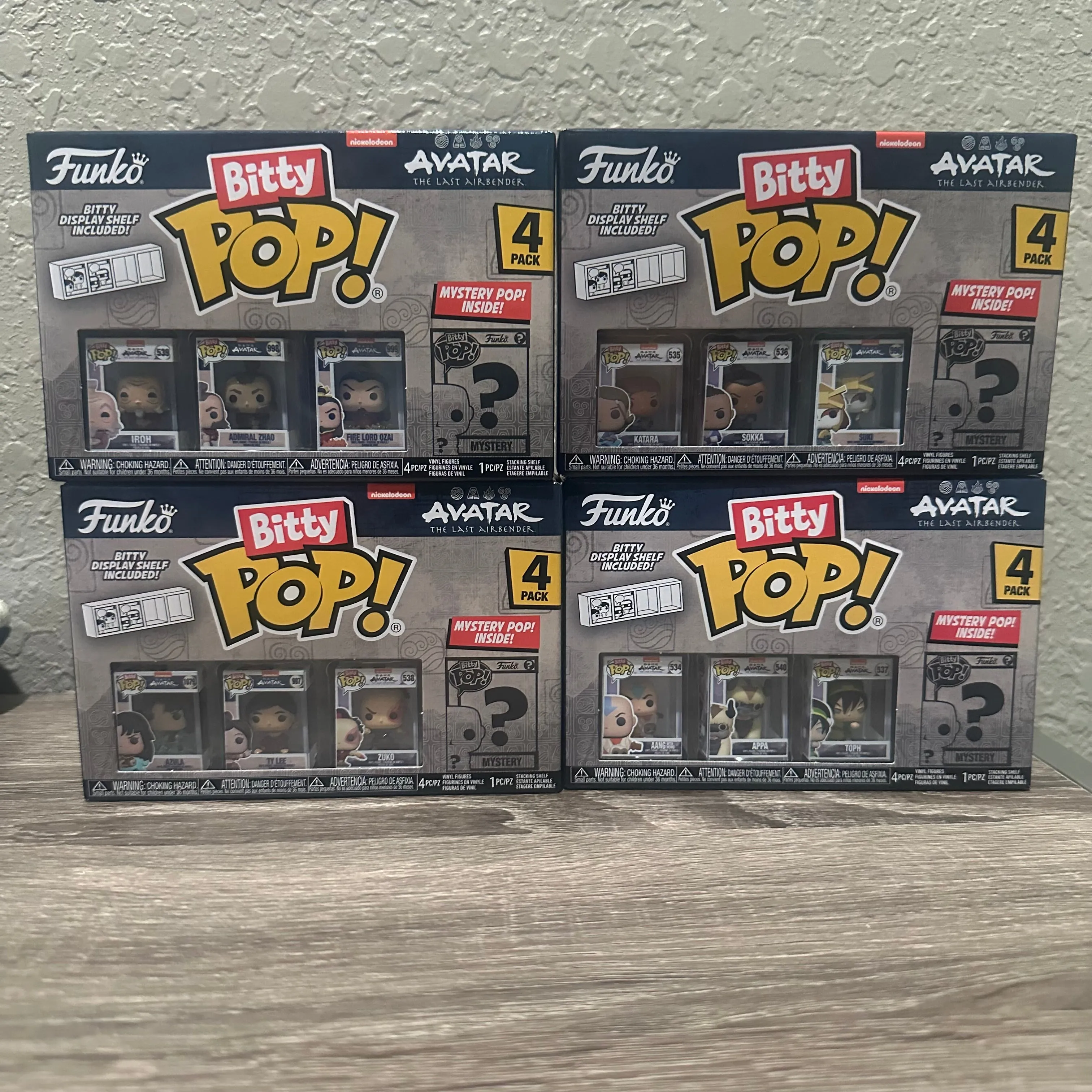 Funko Bitty Pop! Nickelodeon Avatar The Last Airbender with Mystery Pop!