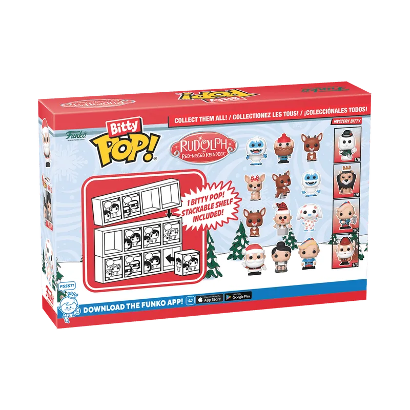 Funko Bitty Pop! Set - Bumble, Yukon Cornelius, & Rudolph with Mystery Pop!