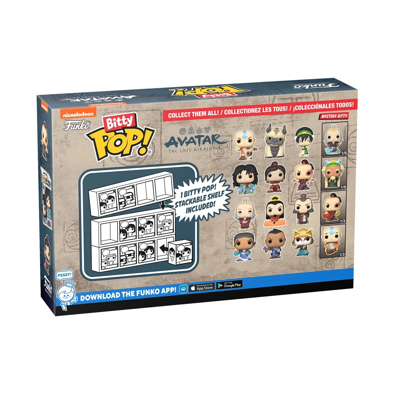 Funko POP! Bitty Avatar: The Last Airbender, 4-Pack, Series 4