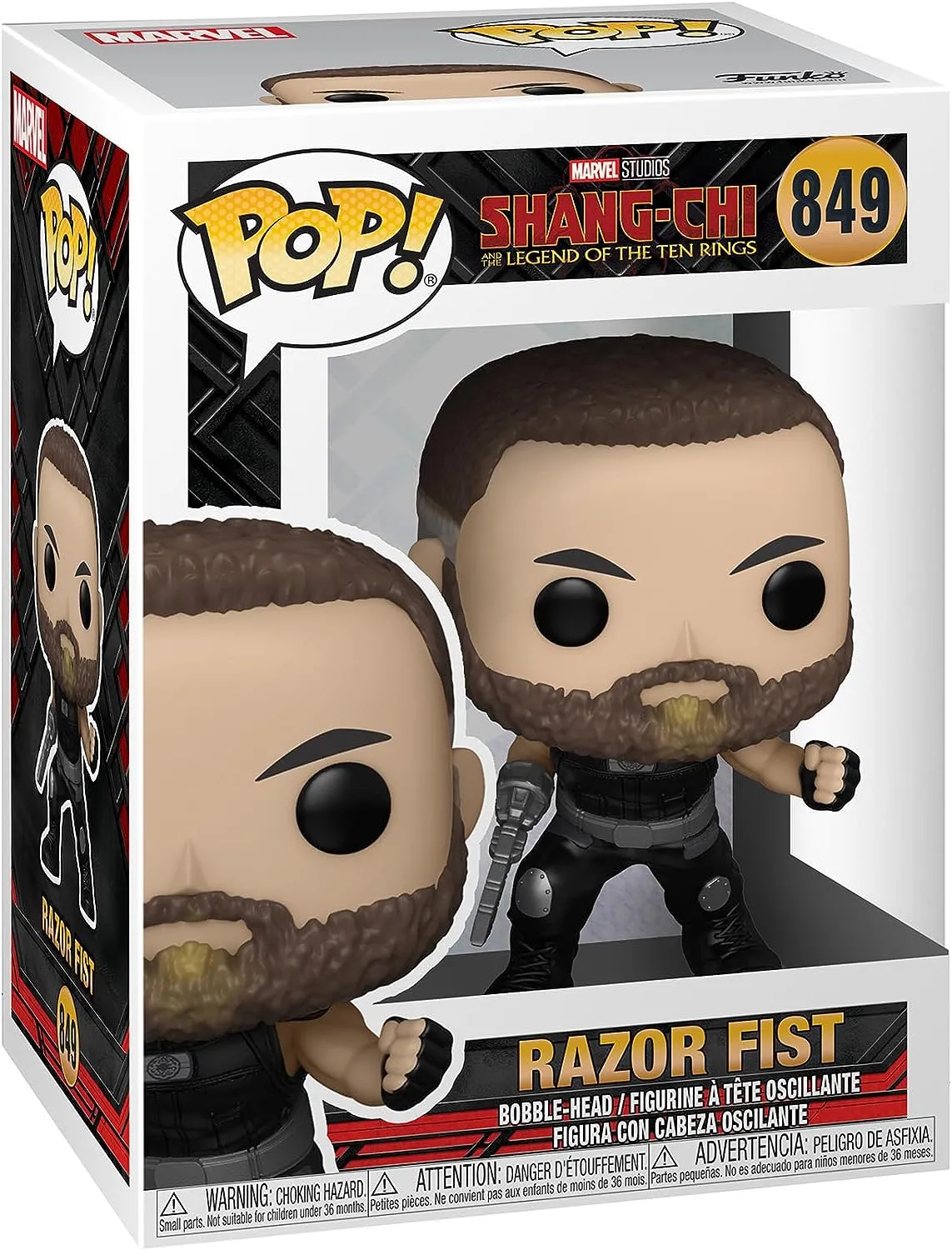 Funko POP! Shang-Chi Legend of the Ten Rings Razor Fist 3.75" Vinyl Figure (849)