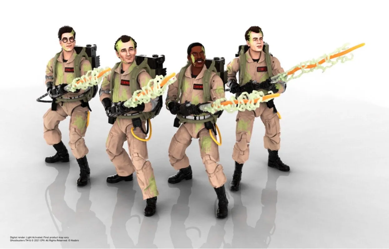 Ghostbusters Plasma Series Glow-in-the-Dark Full Wave (Set of 4) 6" Inch Action Figures - Hasbro