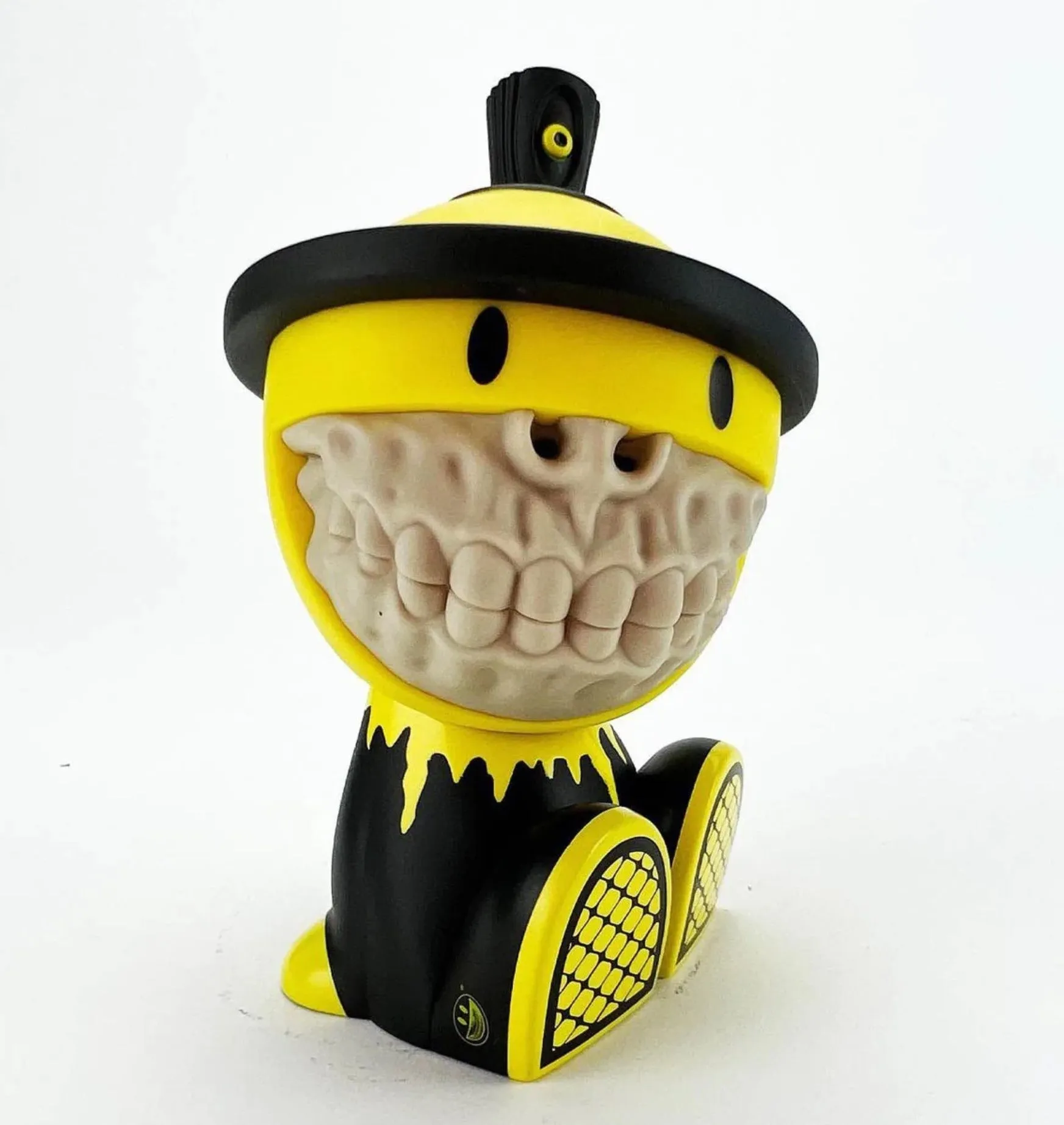 Grinbot Signed Canbot Canz Art Toy by Ron English x Czee13