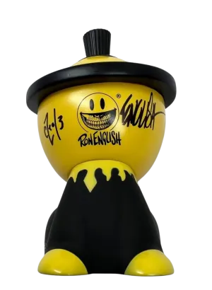 Grinbot Signed Canbot Canz Art Toy by Ron English x Czee13
