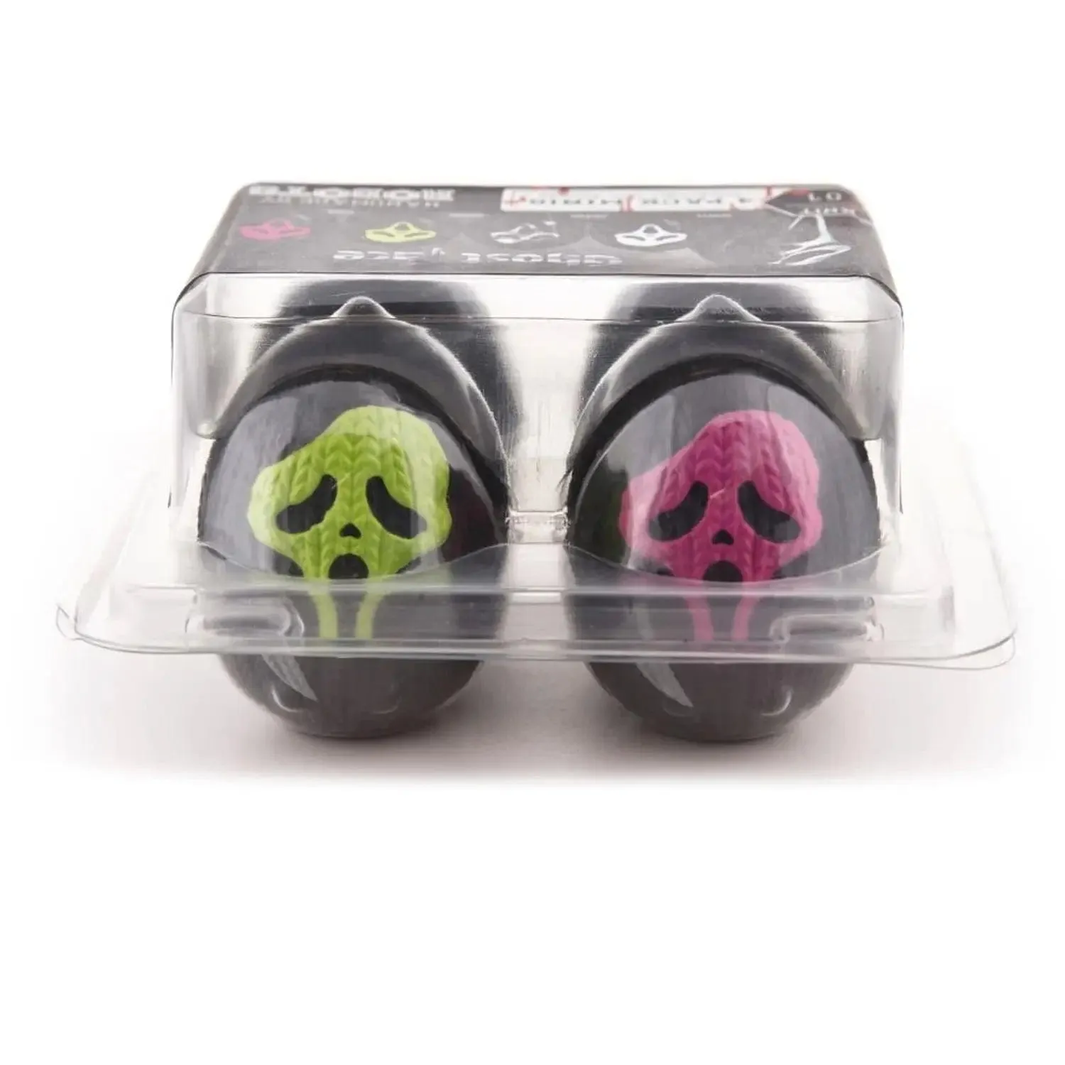 Handmade By Robots Ghost Face 4 Pack Minis Knit Series 6.5cm