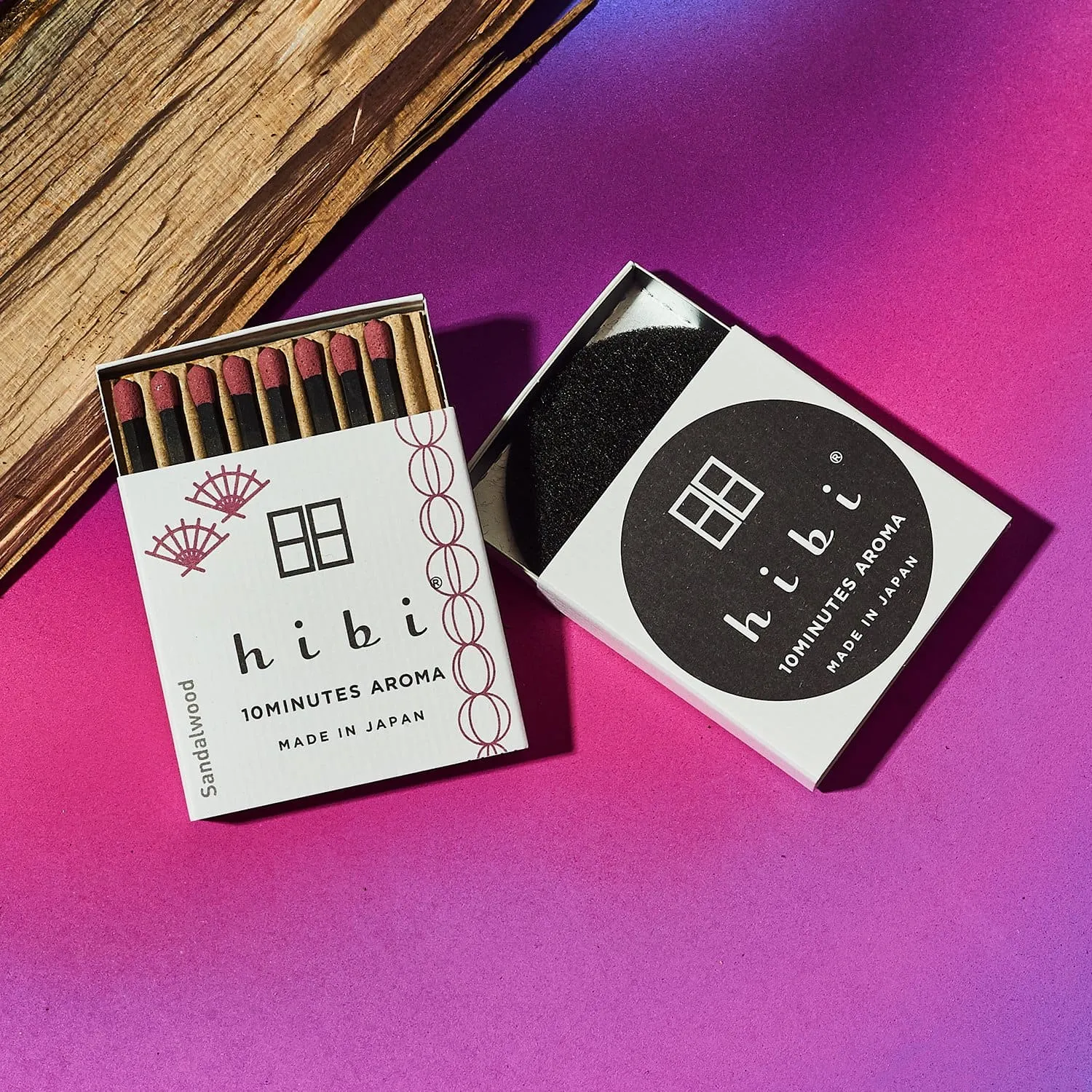 Hibi Incense Matches - Sandalwood