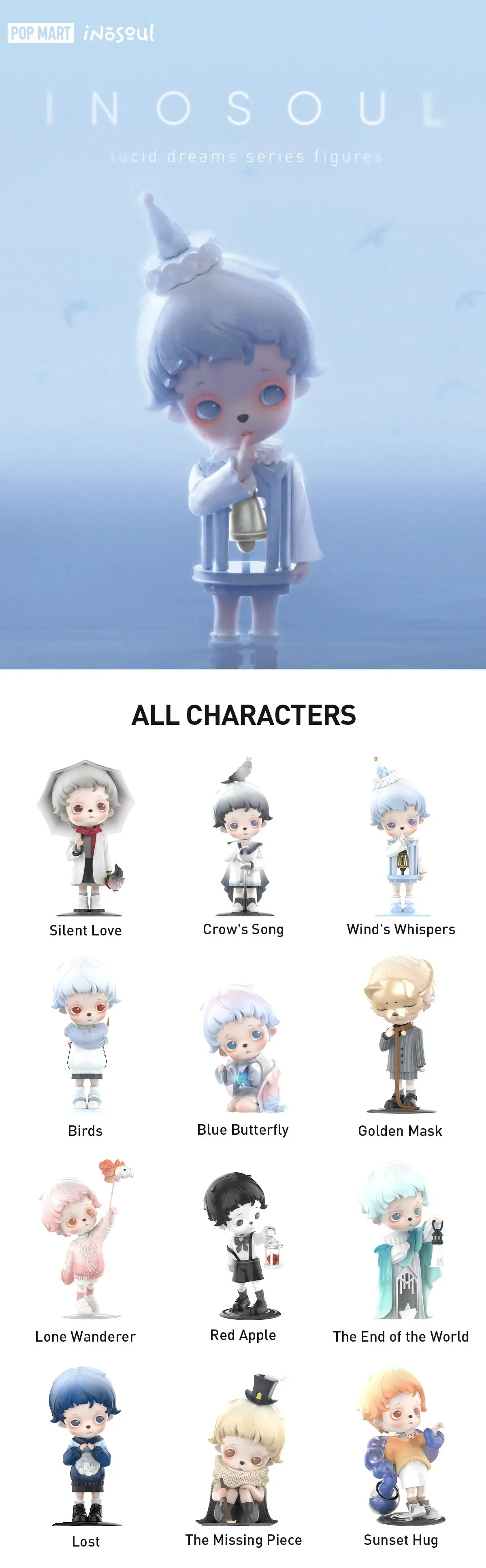 Inosoul's Lucid Dreams Series Figures Blind Box For Age 15 