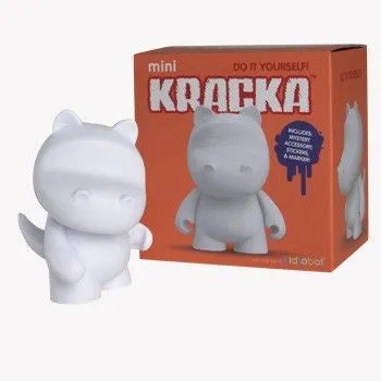 Kidrobot Mini Munny 4-Inch White Edition - Kracka