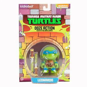 Kidrobot Teenage Mutant Ninja Turtles Ooze Action Leonardo GITD