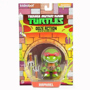 Kidrobot Teenage Mutant Ninja Turtles Ooze Action Raphael GITD