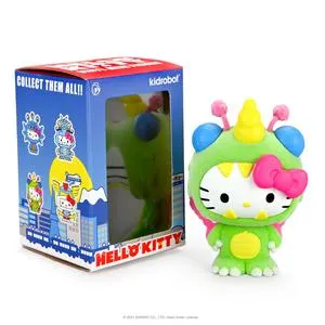 Kidrobot x Hello Kitty Kaiju Vinyl Mini Figure: Unibee Green