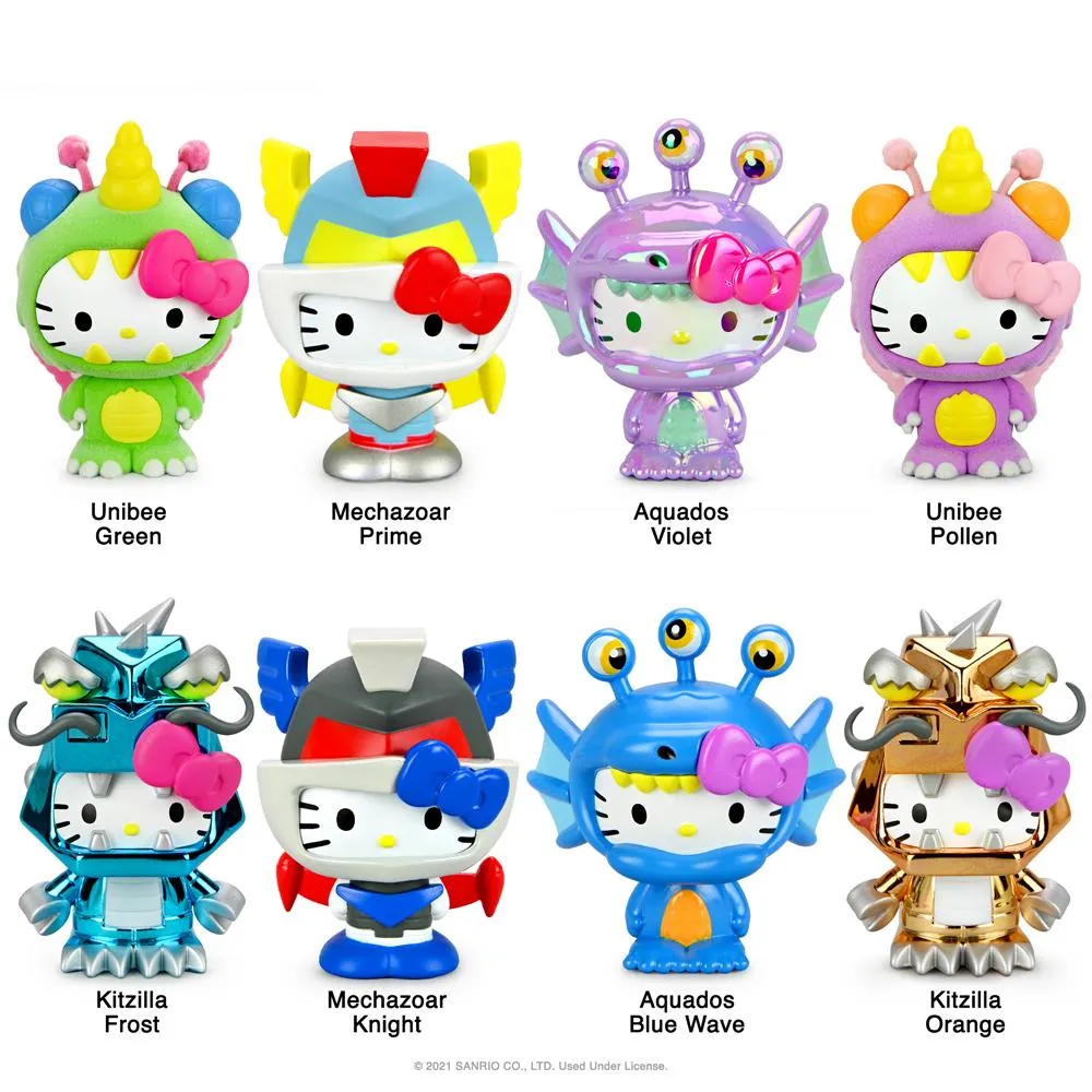 Kidrobot x Hello Kitty Kaiju Vinyl Mini Figure: Unibee Green