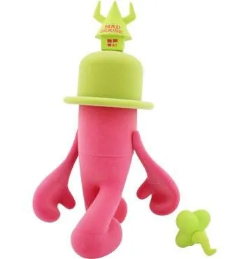 Kidrobot x Mad Barbarians Capee Pink Flocked Figure