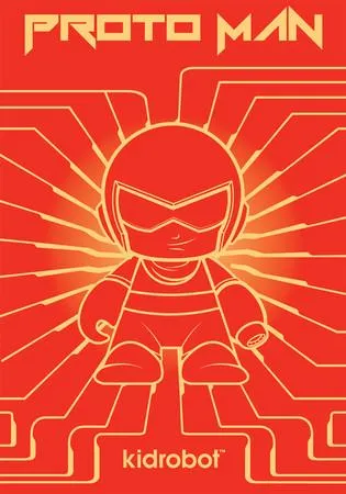 Kidrobot x Megaman Proto Man Vinyl Figure