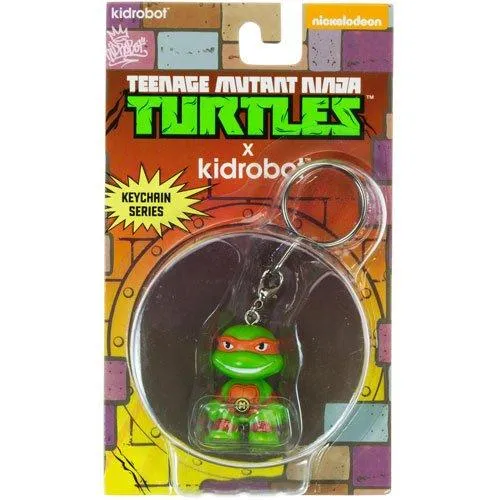 Kidrobot x Teenage Mutant Ninja Turtles Keychain Series - Michelangelo