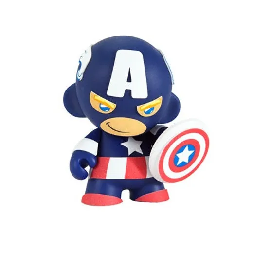 Marvel x Kidrobot Mini Munny 4-Inch: Captain America