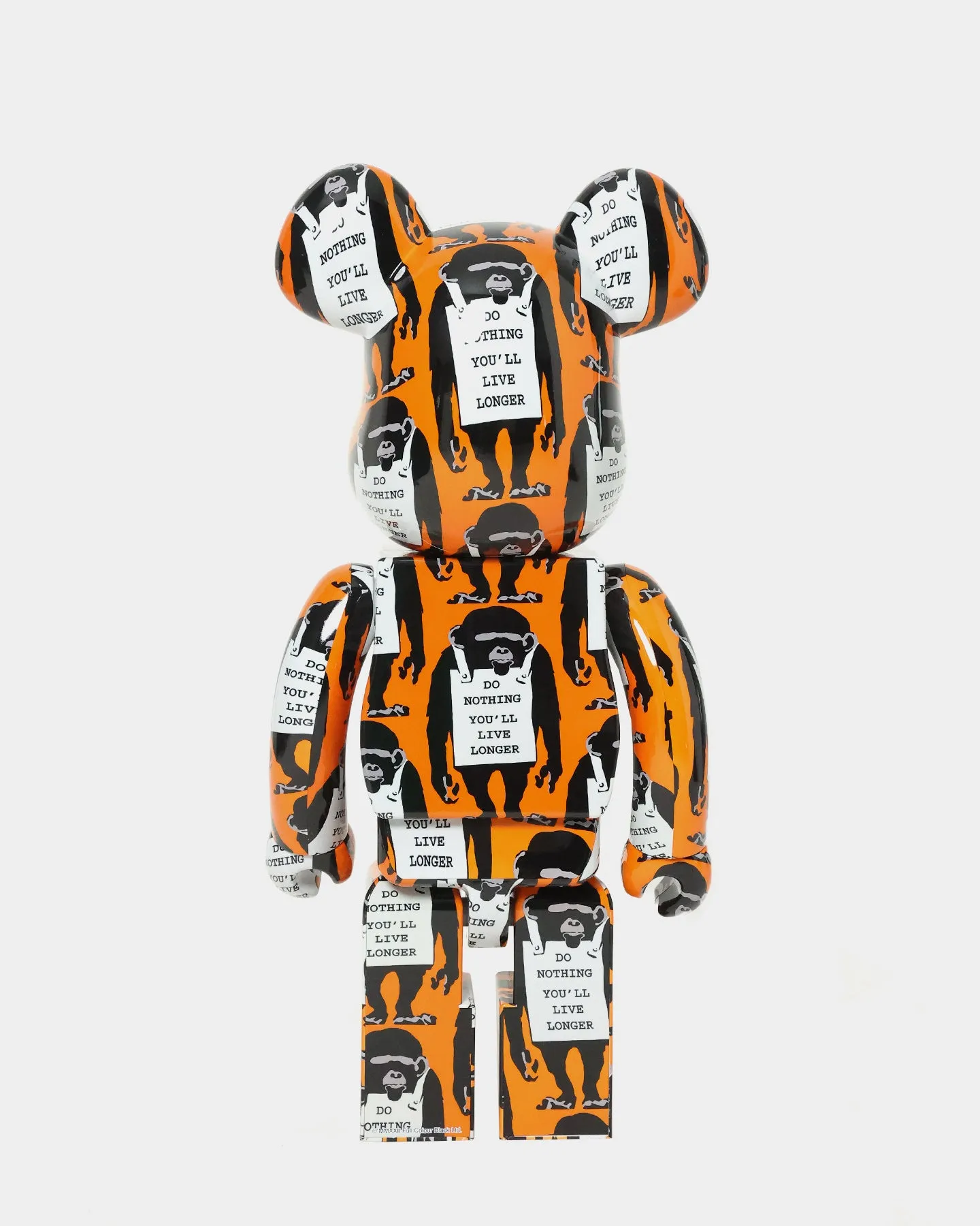 Medicom Toy Be@Rbrick X Banksy Monkey Sign 1000% Figure Multi-coloured
