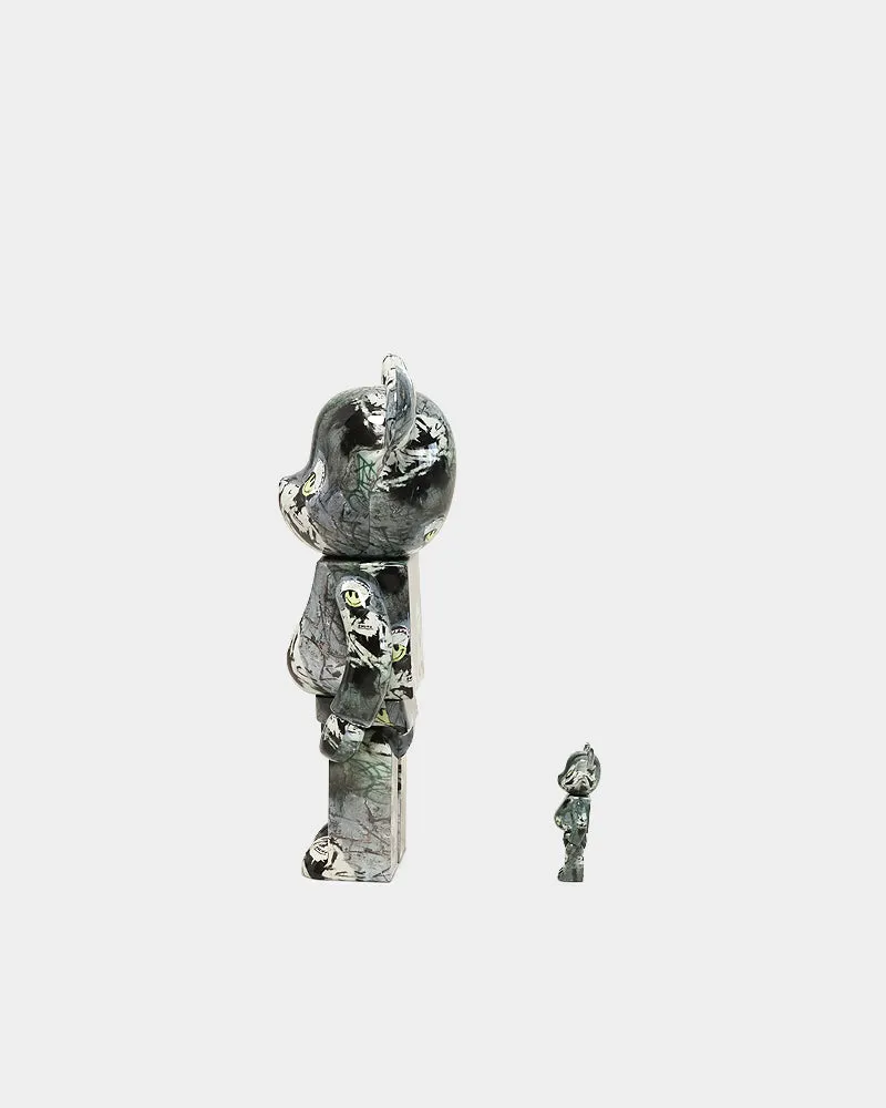 Medicom Toy Be@rbrick X Brandalism Riot Cop 100% & 400% Figure Set Multi-Coloured