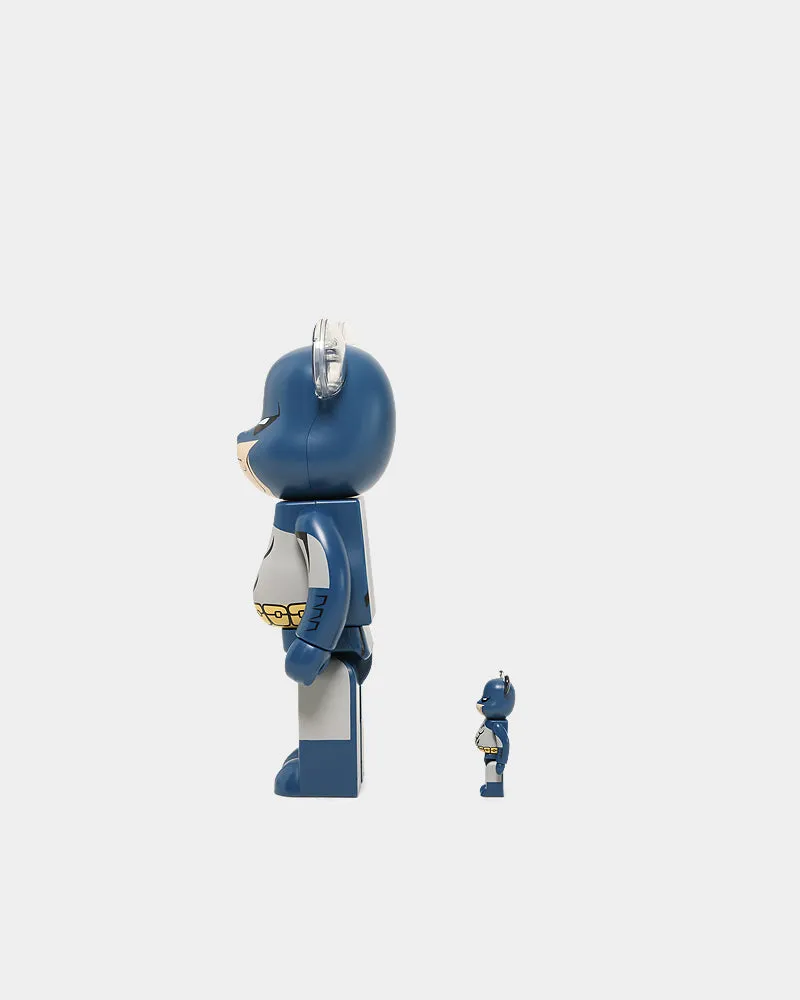 Medicom Toy Be@rbrick X DC Comics Batman Hush 100% & 400% Figure Set Multi-Coloured