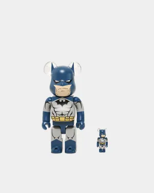 Medicom Toy Be@rbrick X DC Comics Batman Hush 100% & 400% Figure Set Multi-Coloured