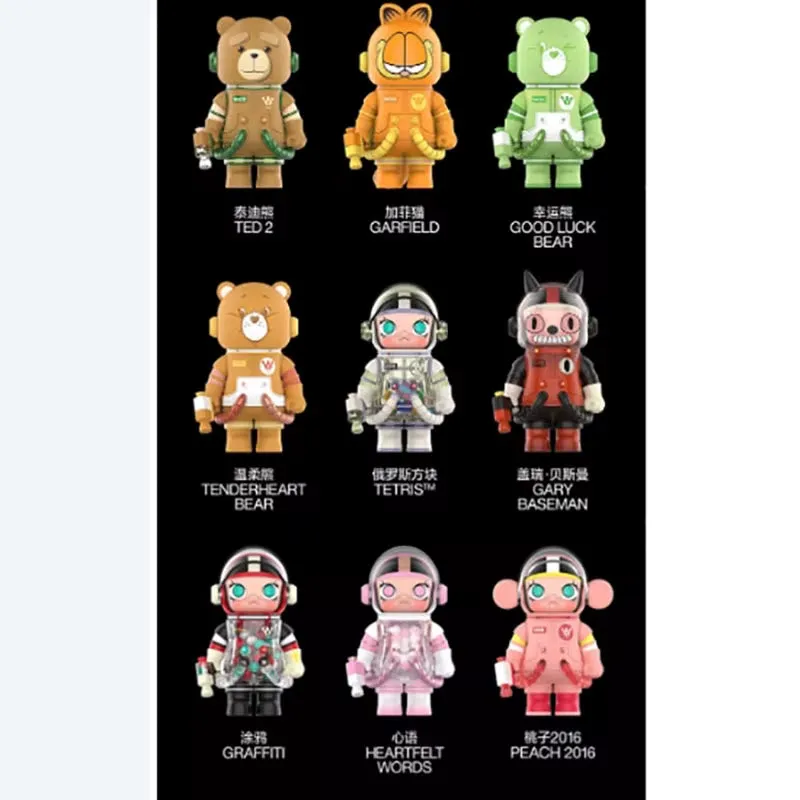 MEGA SPACE MOLLY 100% SERIES 3 Blind Box Toys Kawaii Anime Action Figure Caixa Caja Surprise Mystery Box Dolls Gift