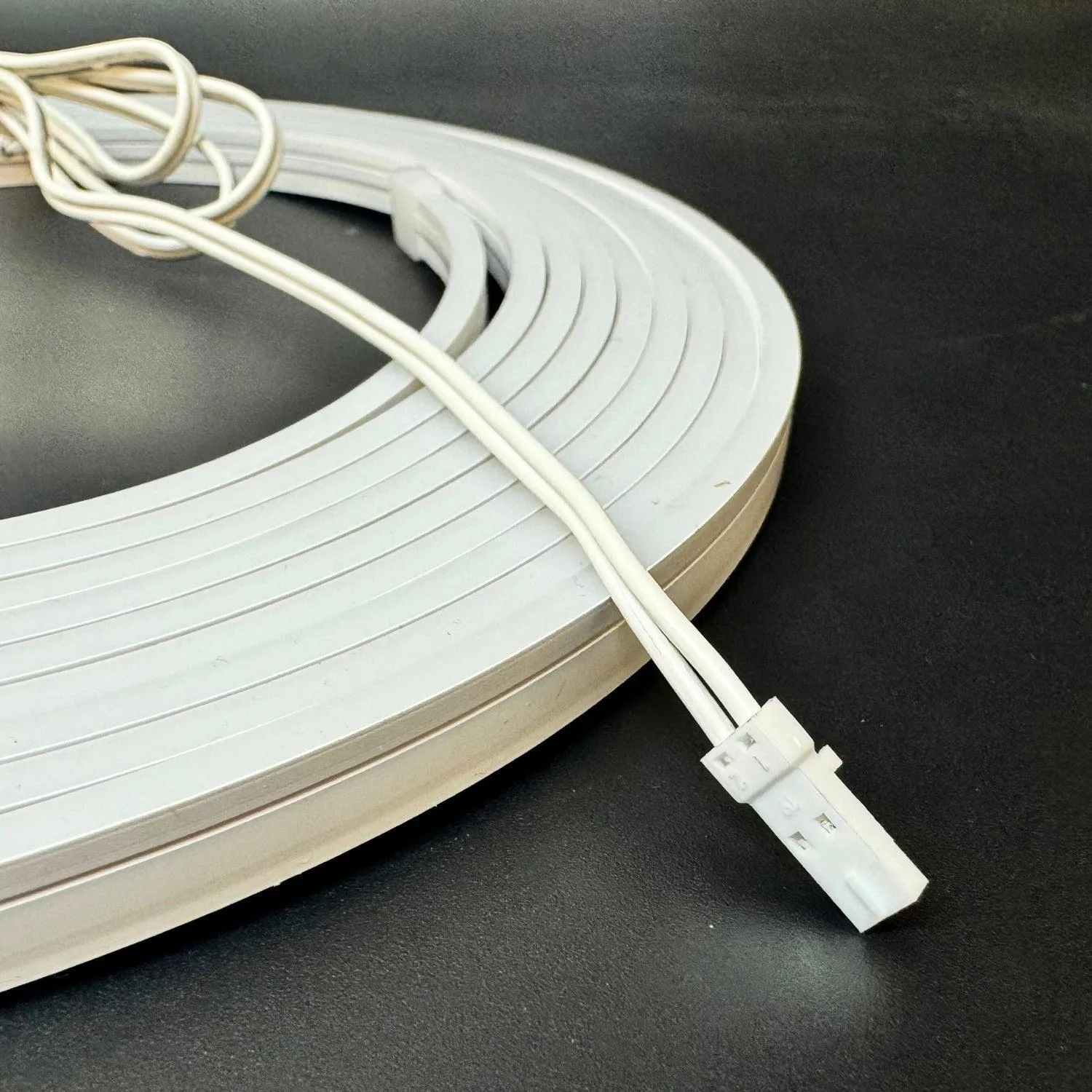 Mini Natural White Neon Flex 4000K 24V 4x10mm IP65 Waterproof 168LEDs/m