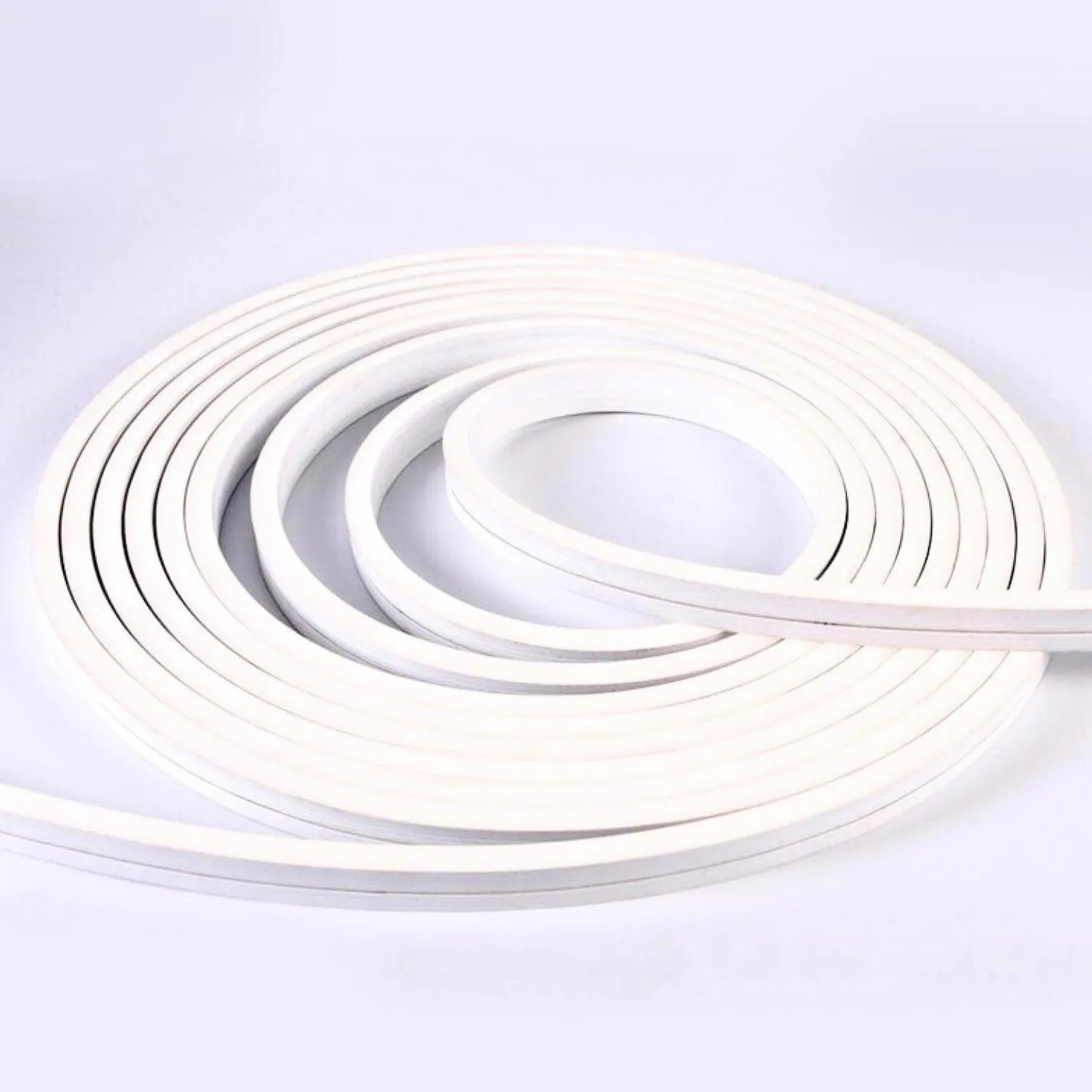 Mini Natural White Neon Flex 4000K 24V 4x10mm IP65 Waterproof 168LEDs/m