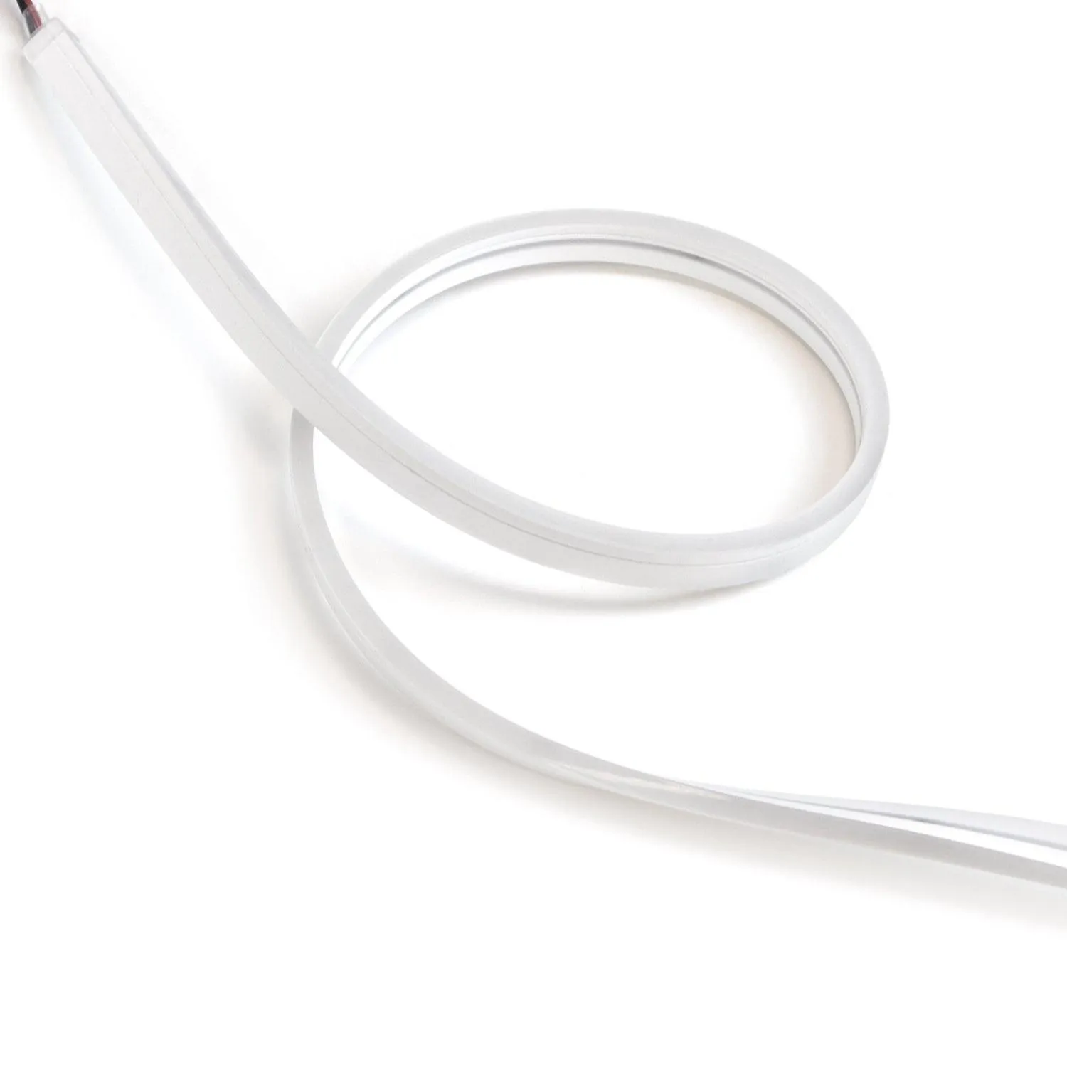 Mini Natural White Neon Flex 4000K 24V 4x10mm IP65 Waterproof 168LEDs/m