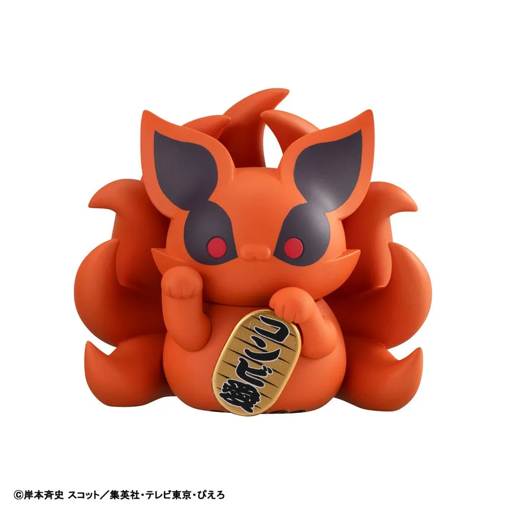 Naruto Shippuden Mega Cat Project Nyaruto! Trading Figures Fortune Cats Naruto Uzumaki & Friends Ver. 7 cm Assortment (6)