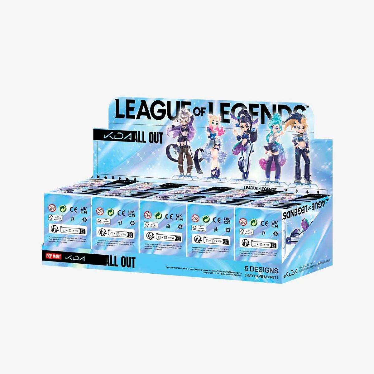 【NEW】POP MART League of Legends K/DA ALL OUT Series Figures