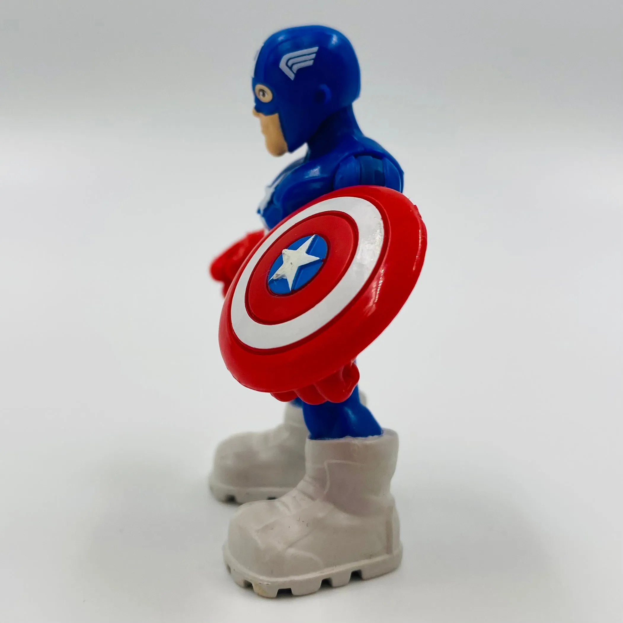 Playskool Heroes Marvel Super Hero Adventures series 2 blind bags Captain America loose 2.5” action figure Hasbro