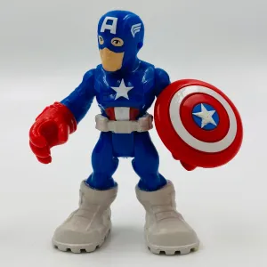 Playskool Heroes Marvel Super Hero Adventures series 2 blind bags Captain America loose 2.5” action figure Hasbro