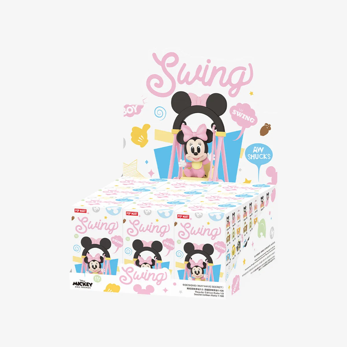 POP MART Disney Swing Series Figures [1 Blind Box]