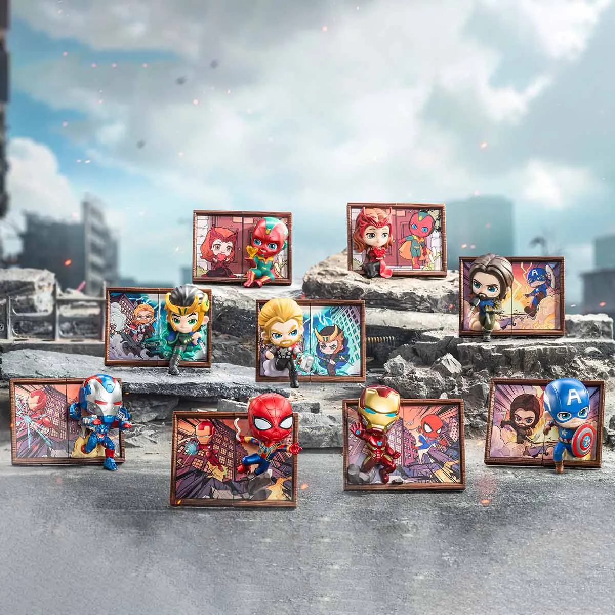 POP MART Marvel Photo Frame Series Figures [1 Blind Box]